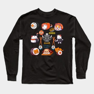Sushi Cat Lover Long Sleeve T-Shirt